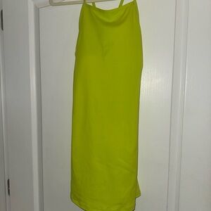 Bright Yellow Sleeveless Dress